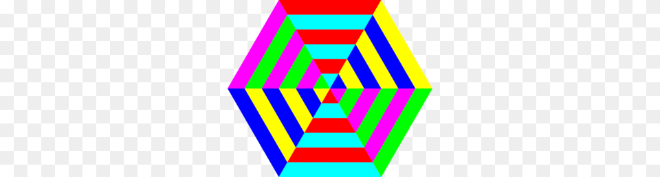 Hexagon Triangle Rainbow Clip Art For Web, Flag Png Image