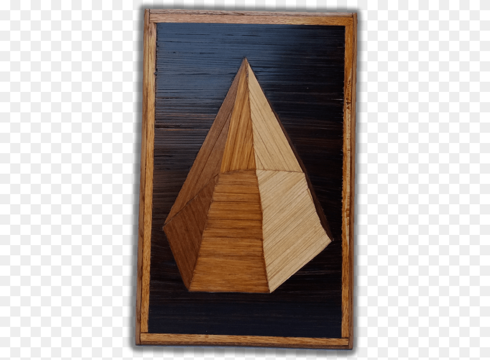 Hexagonal Pyramid Plywood, Hardwood, Wood, Triangle, Indoors Free Png