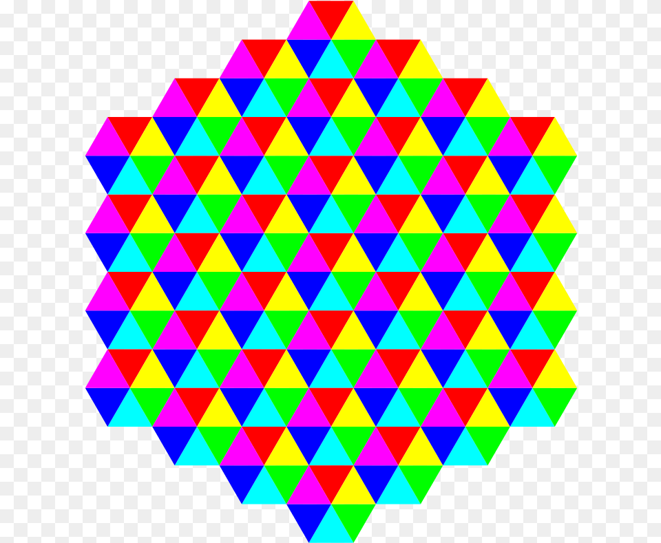 Hexagonal Triangle Tessellation Svg Clip Arts Equilateral Triangle Tessellation, Pattern Free Png Download