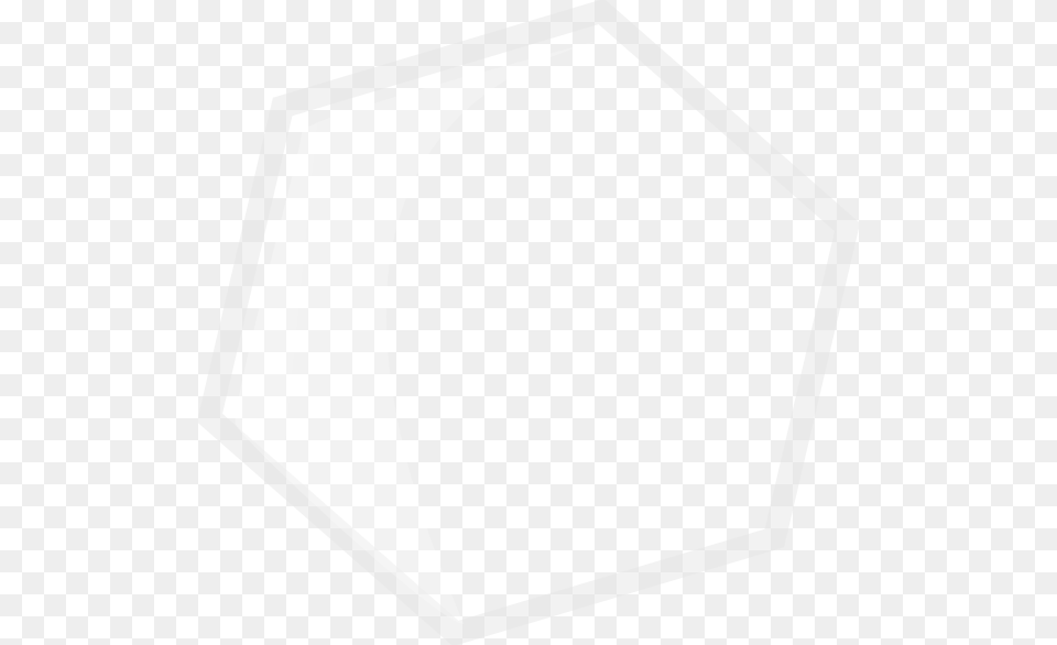 Hexagono White Hexagon Background, Sign, Symbol Png