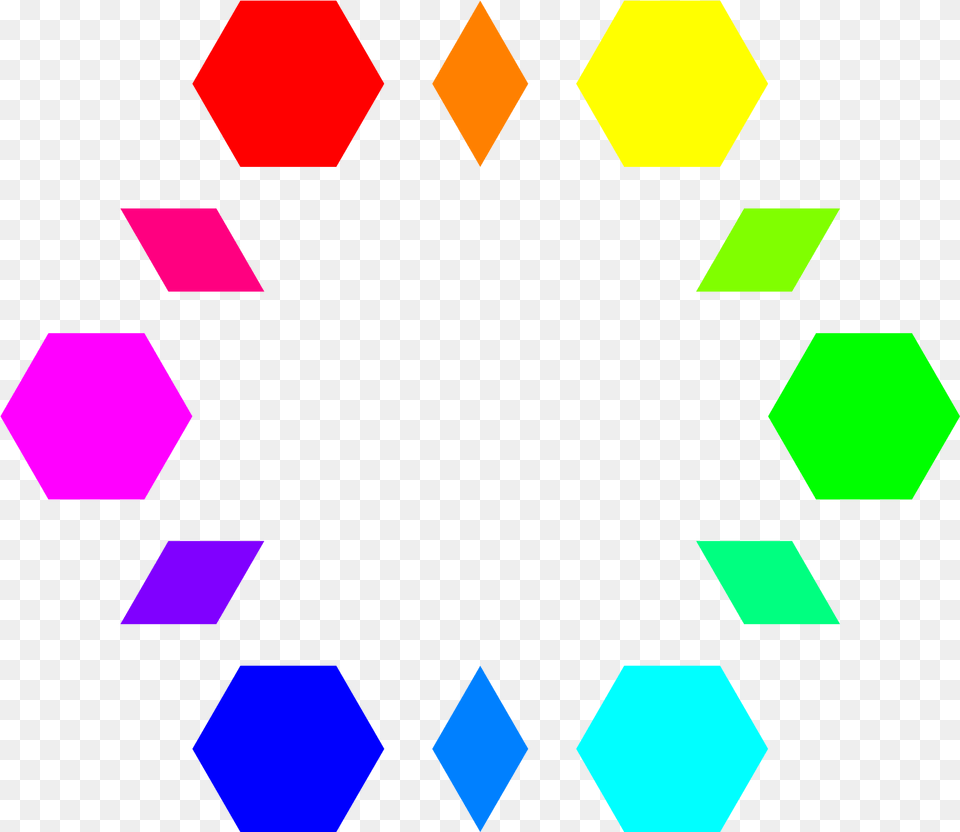 Hexagons 6 Diamonds Clip Arts, Pattern Png Image