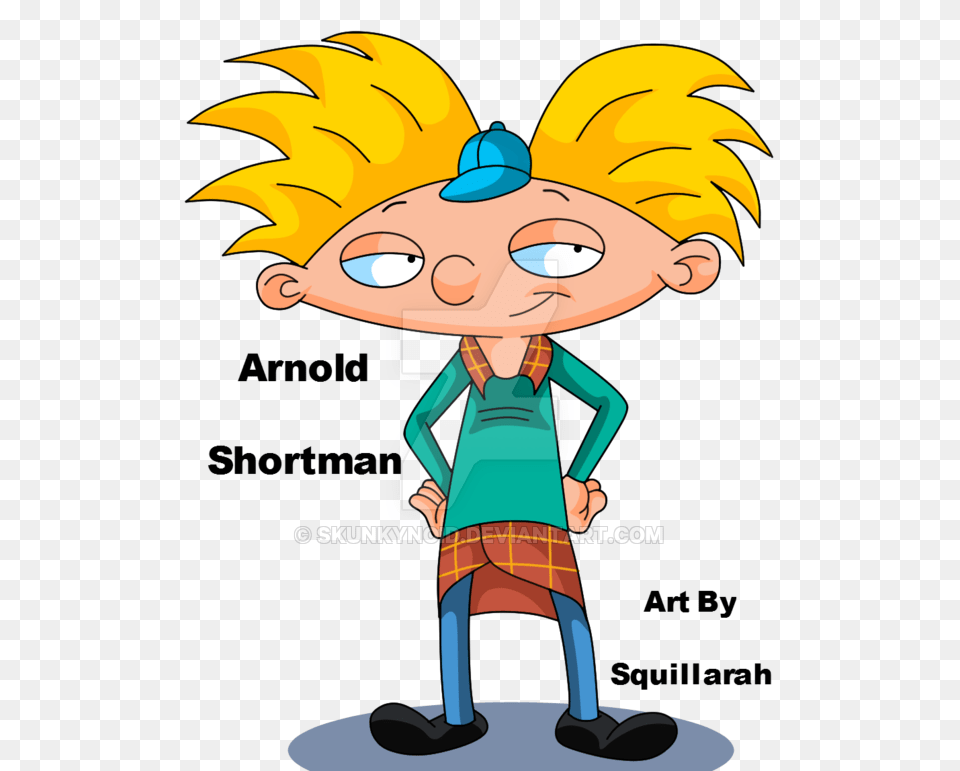 Hey Arnold, Book, Comics, Person, Publication Png Image