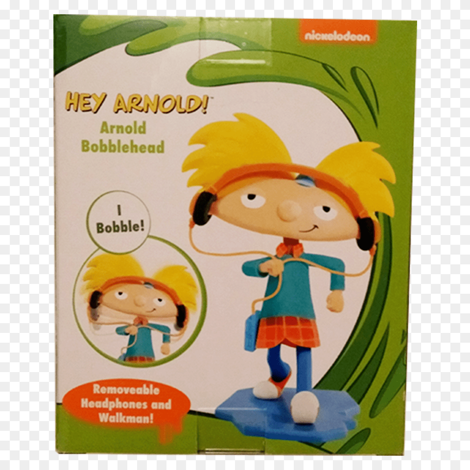 Hey Arnold Bobblehead Vinyl Figure Inch Toys Onestar, Advertisement, Poster, Doll, Toy Png