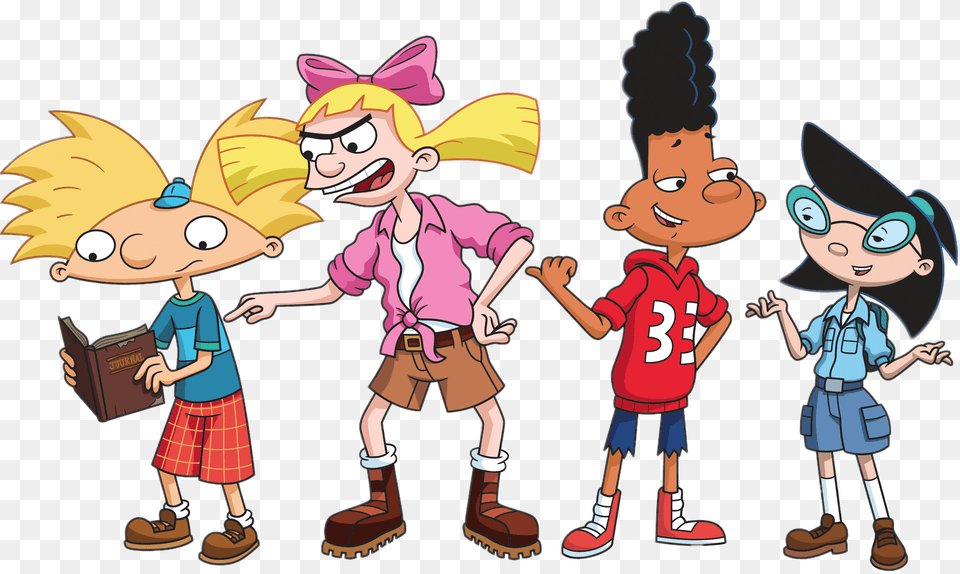 Hey Arnold Characters Hey Arnold The Jungle Movie, Baby, Person, Book, Comics Free Png Download
