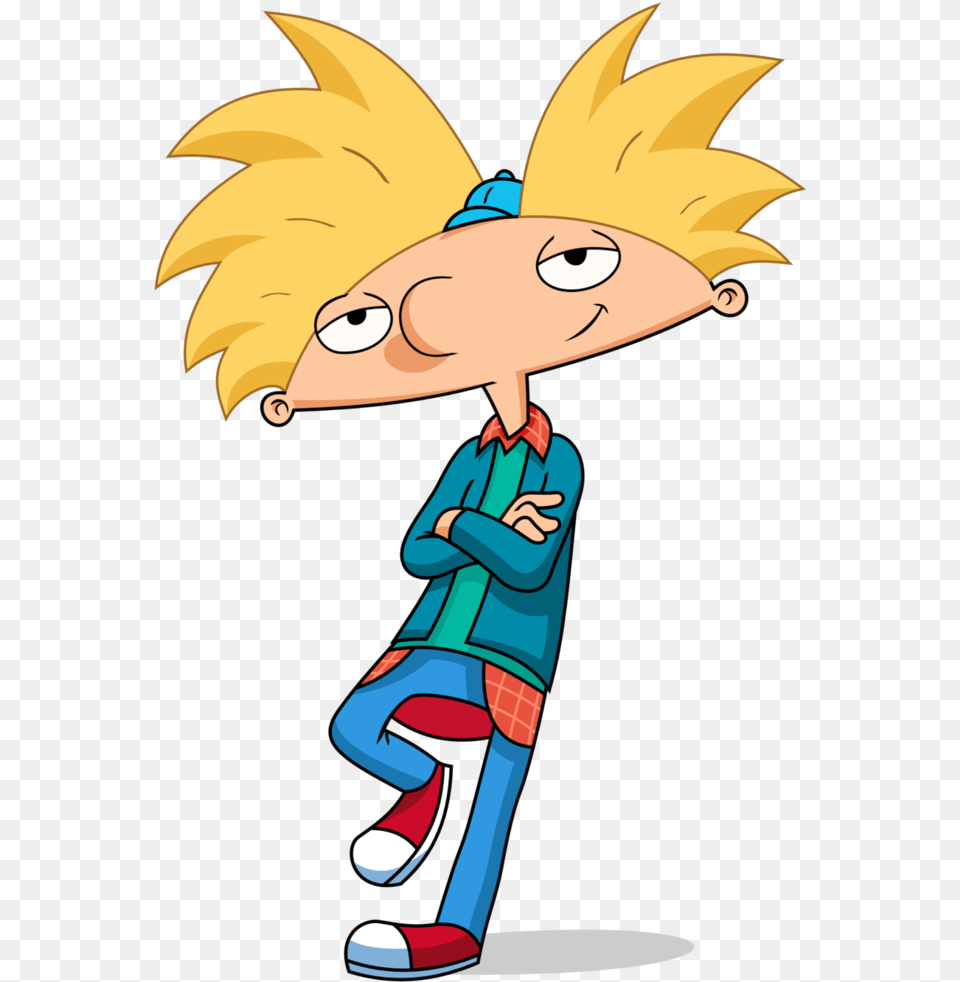 Hey Arnold Hey Arnold Sticker, Baby, Cartoon, Person, Book Png