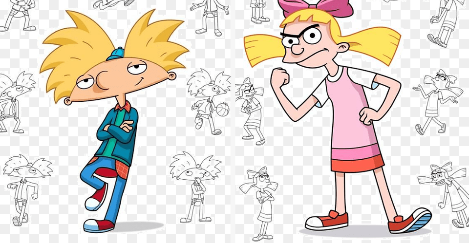 Hey Arnold New Character Design, Book, Publication, Comics, Baby Free Png
