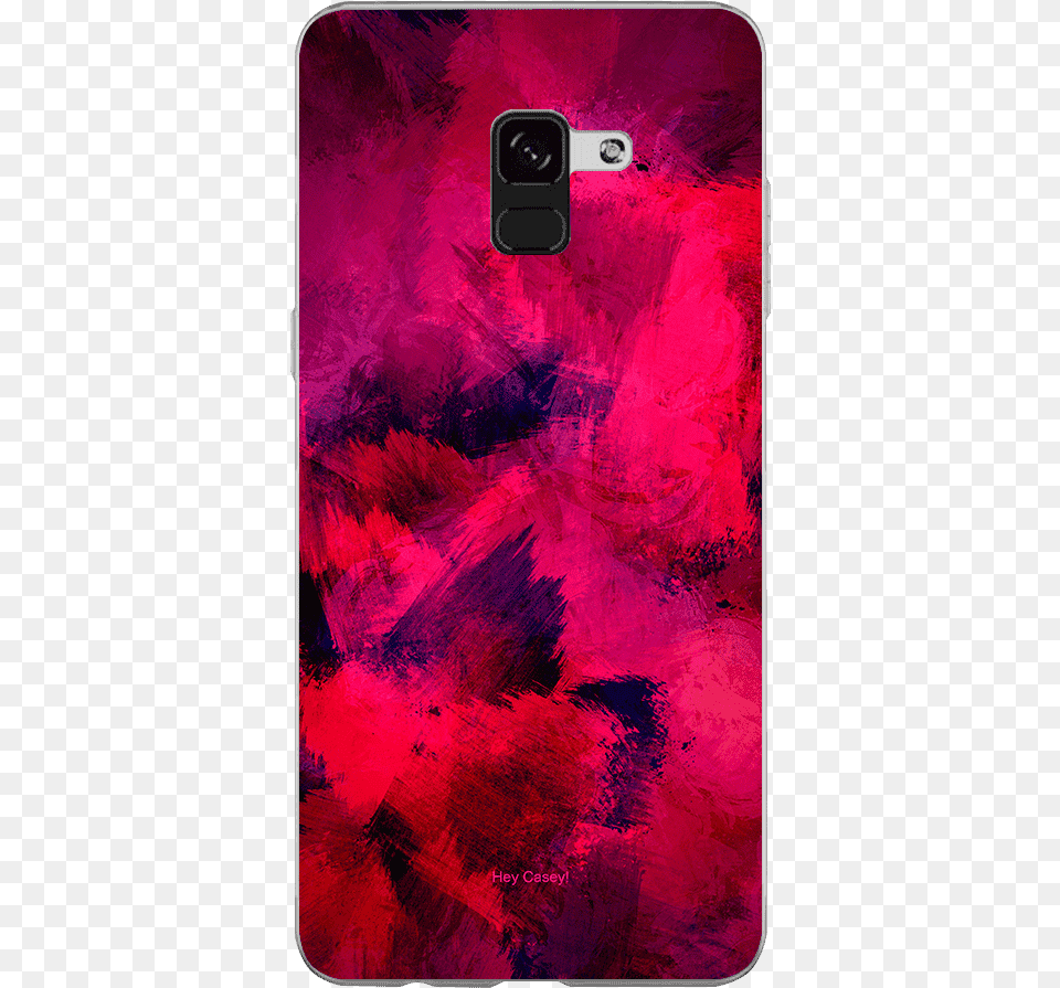 Hey Casey Pink And Red Brush Strokes Phone Case Covers Iphone, Electronics, Mobile Phone, Person Png Image
