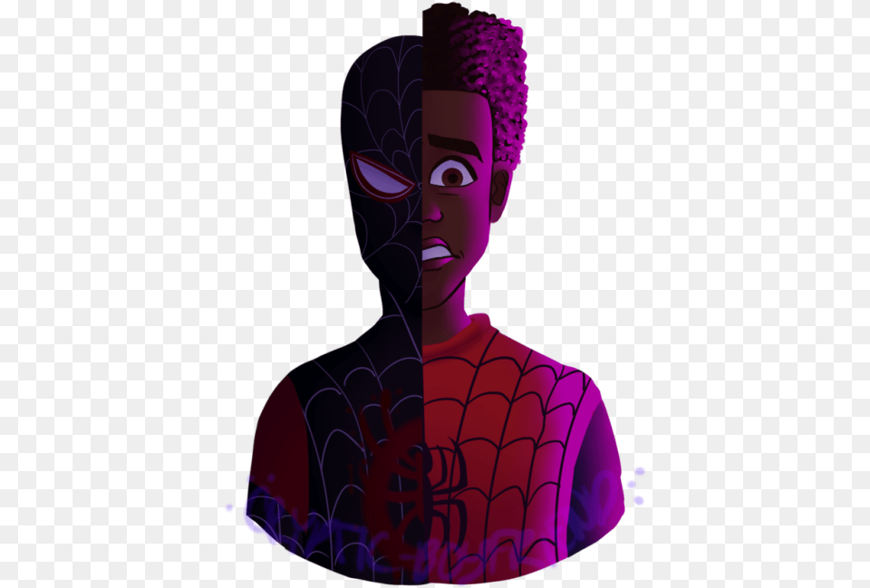 Hey Gamers I Love Miles Morales With My Whole Fucking Illustration, Adult, Female, Person, Woman Free Transparent Png