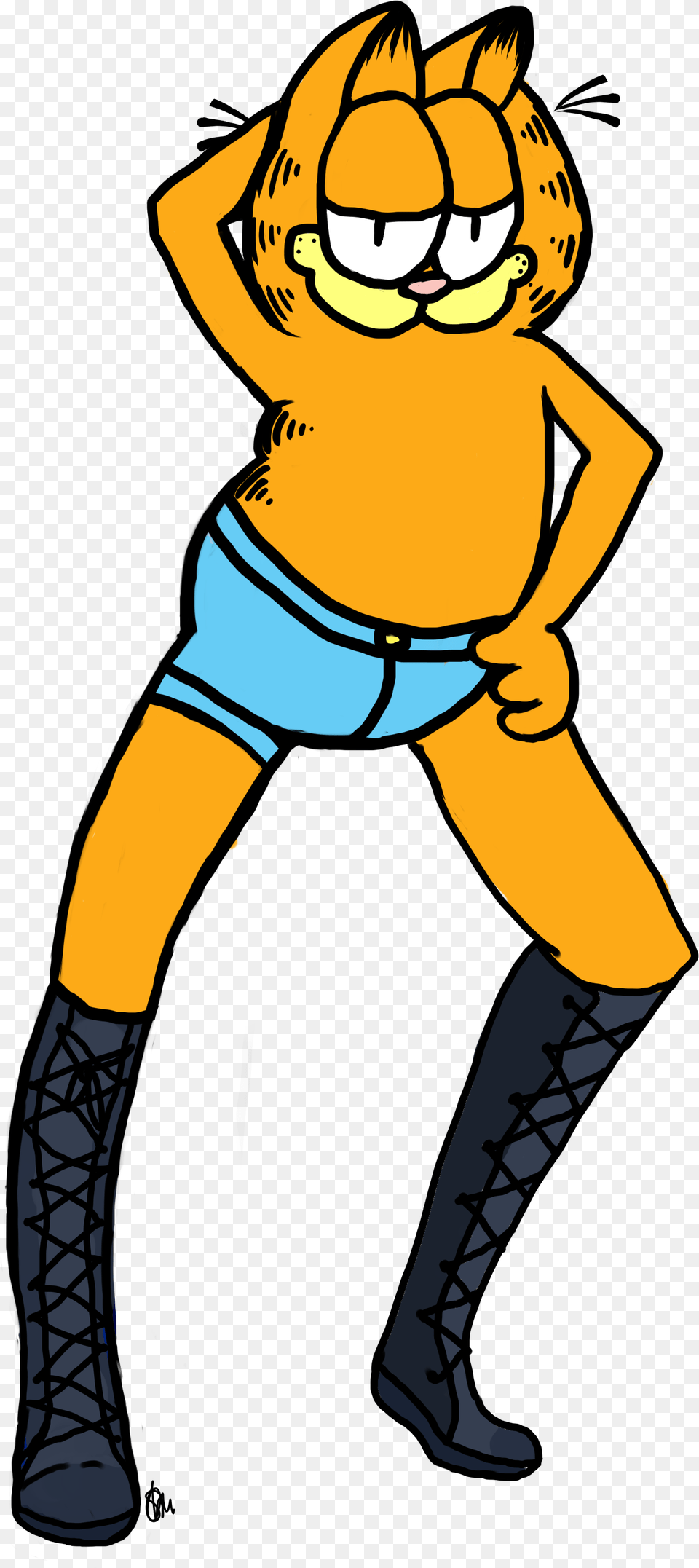 Hey Heres Sexy Garfield Sexy Garfield, Baby, Book, Comics, Person Png Image