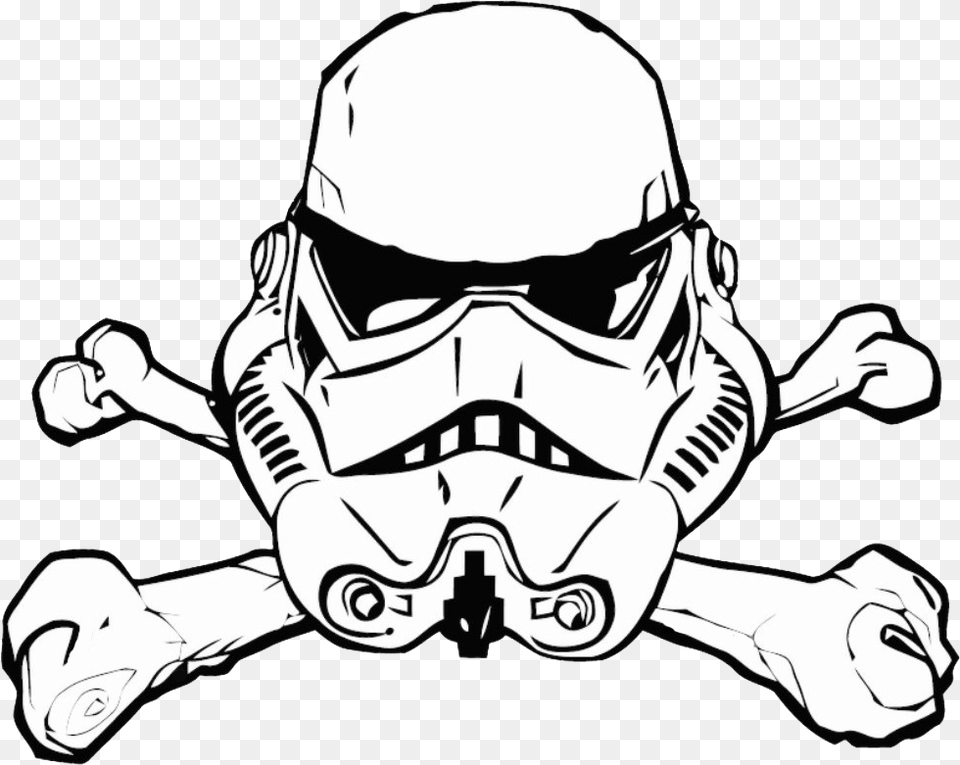 Hey It39s Me Stormtrooper Skull And Crossbones, Stencil, Baby, Person, Art Png