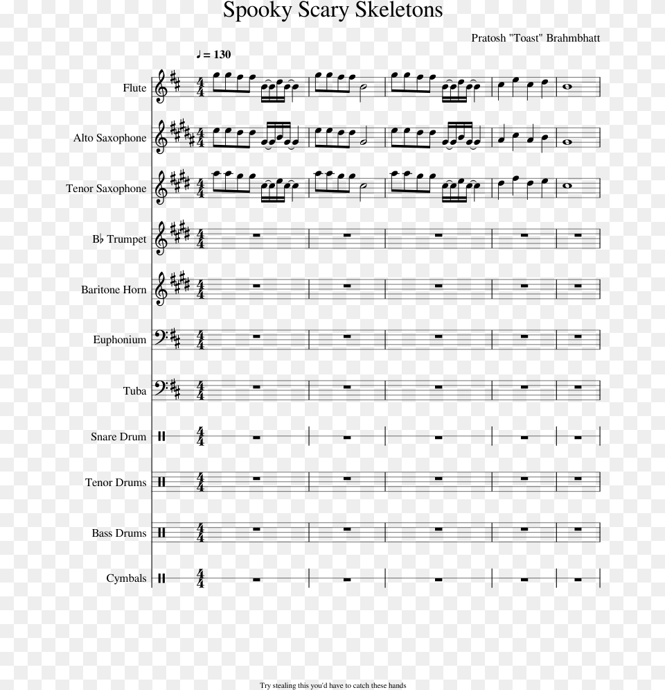 Hey Look Ma I Made It Sheet Music, Gray Png