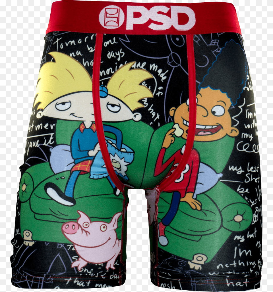Hey Psd Underwear Hey Arnold, Baby, Person, Clothing, Swimming Trunks Free Transparent Png