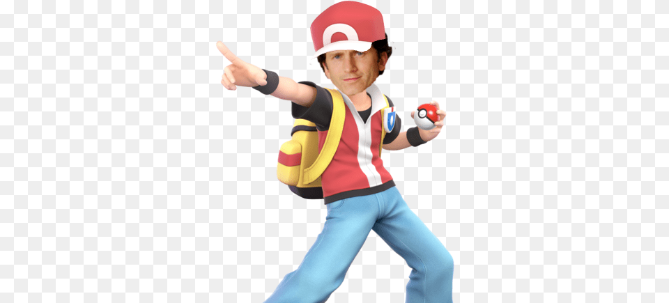 Hey There Fellow Pokemon Boy Transparent Pokemon Trainer Background, Body Part, Finger, Hand, Person Png Image