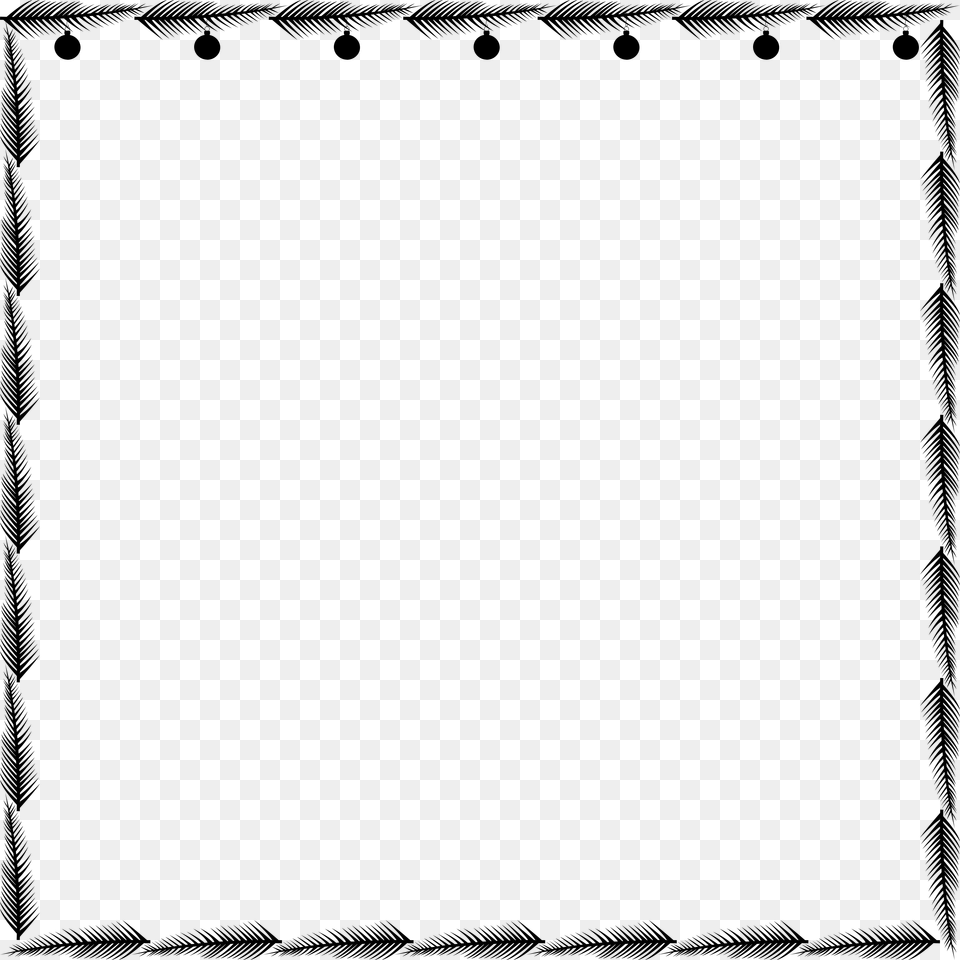 Hg Cu Pine Border, Green, Home Decor, Pattern, Texture Png