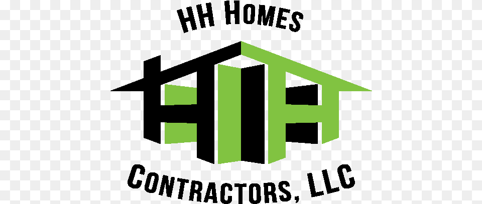 Hh Homes Contractors Llc Vertical, Green, Text, Logo, Cross Free Transparent Png
