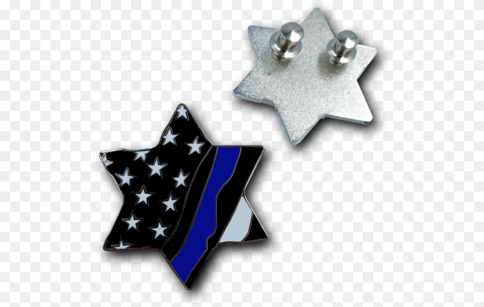 Hh Jewish Star Thin Blue Line, Star Symbol, Symbol Free Transparent Png