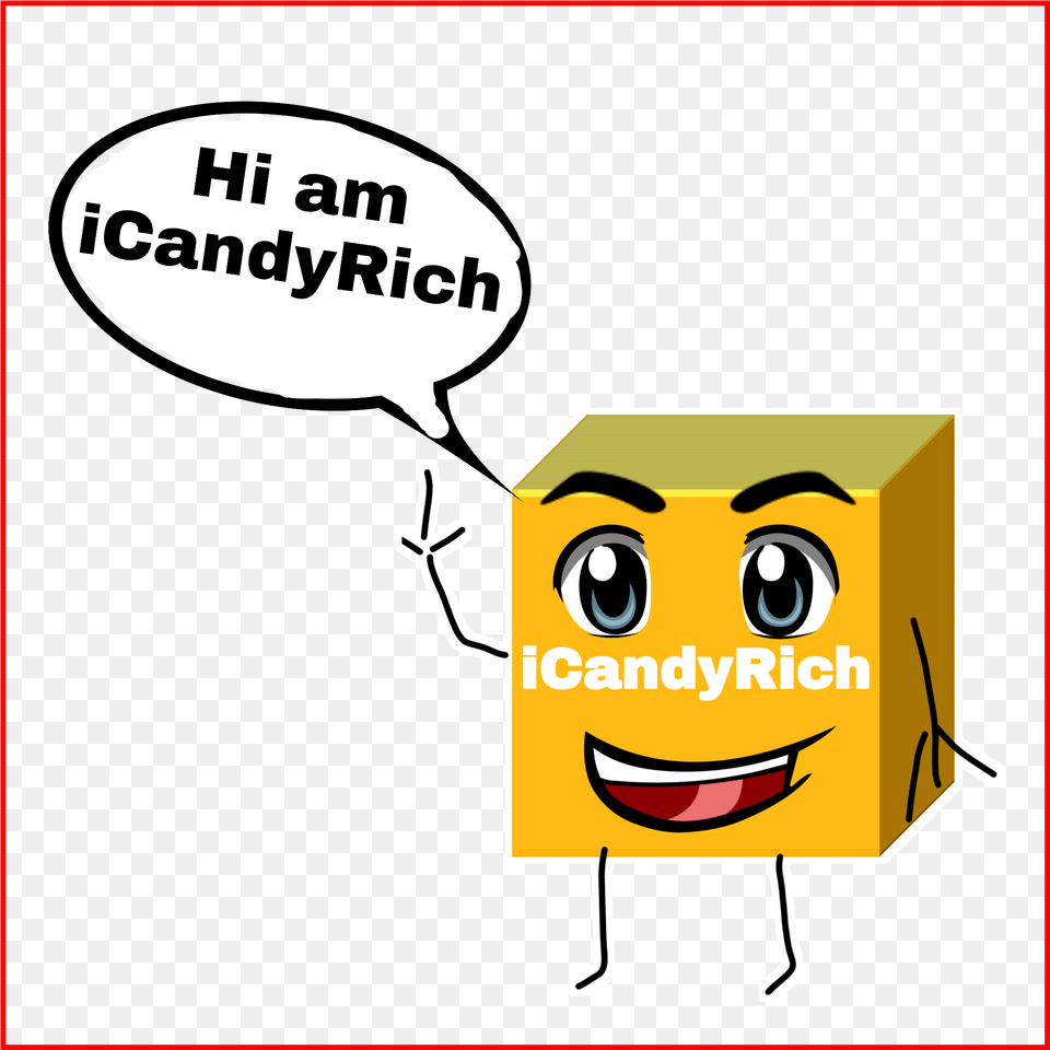 Hi Am Icandyrich Speech Bubble Logo Free Download Cartoon, Face, Head, Person Png