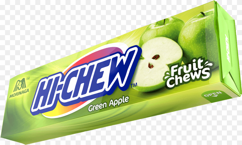 Hi Chew Green Apple Box Hi Chew Apple, Gum, Food, Fruit, Plant Free Transparent Png