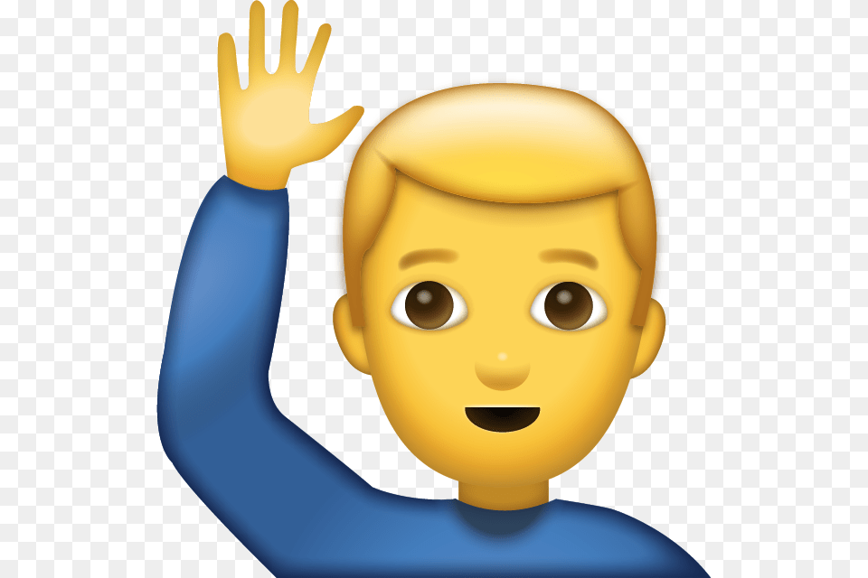 Hi Emoji Free Download Iphone Emojis Man Emoji, Baby, Person, Face, Head Png