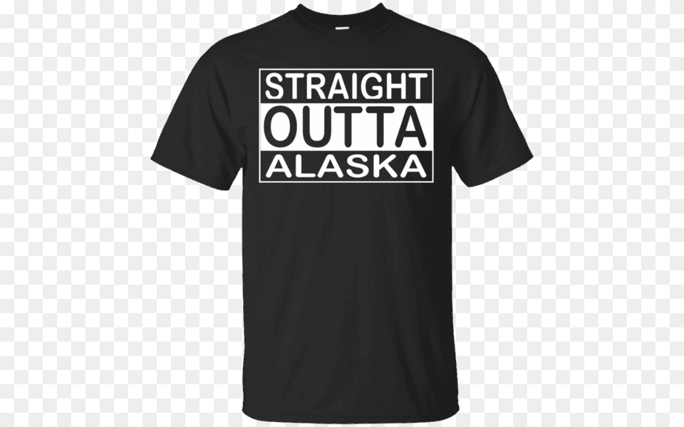 Hi Everybody Cool Alaska T Shirt Straight Outta Alaska Https, Clothing, T-shirt Free Png