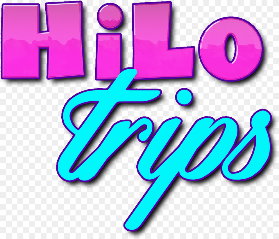 Hi Lo Trips Hi Lo Trips, Light, Purple, Neon, Text Free Transparent Png