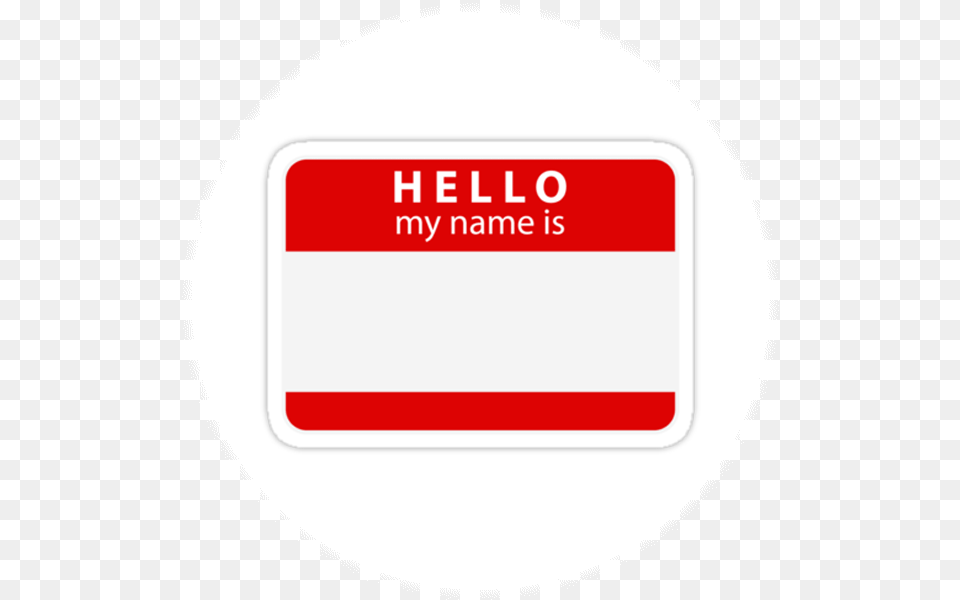 Hi My Name Is Sticker Hi My Name Is Sticker Transparent, First Aid, Text, Sign, Symbol Free Png Download