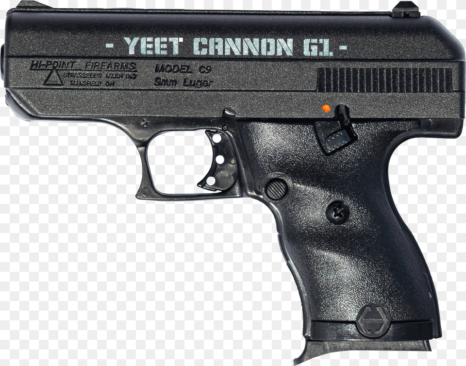 Hi Point Yeet Cannon, Firearm, Gun, Handgun, Weapon Free Png Download