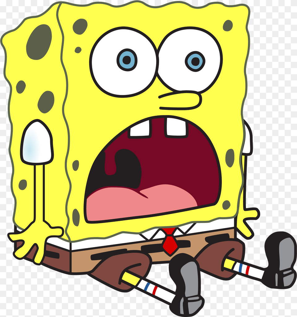 Hi Res Spongebob Spongebob Surprised, Art, Painting, Device, Grass Png Image