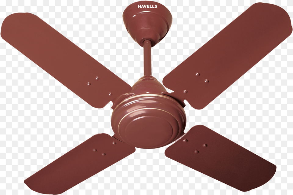 Hi Speed Fan 600 Mm Sweep Brown Clipart Download Havells High Speed Fan, Appliance, Ceiling Fan, Device, Electrical Device Png