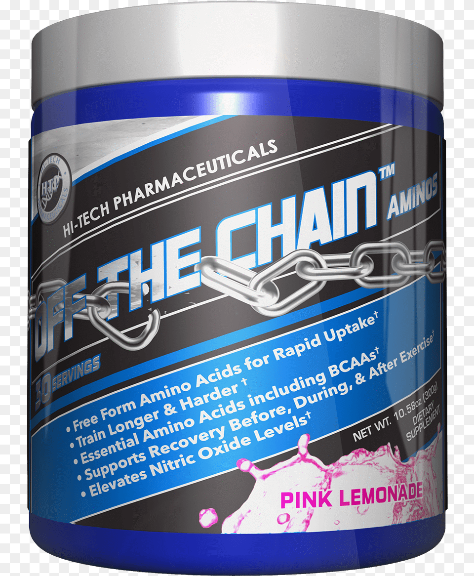 Hi Tech Pharmaceuticals Sports Nutrition Amp More Pink Hi Tech Pharmaceuticals Off The Chain Aminos, Can, Tin, Bottle, Paint Container Free Png