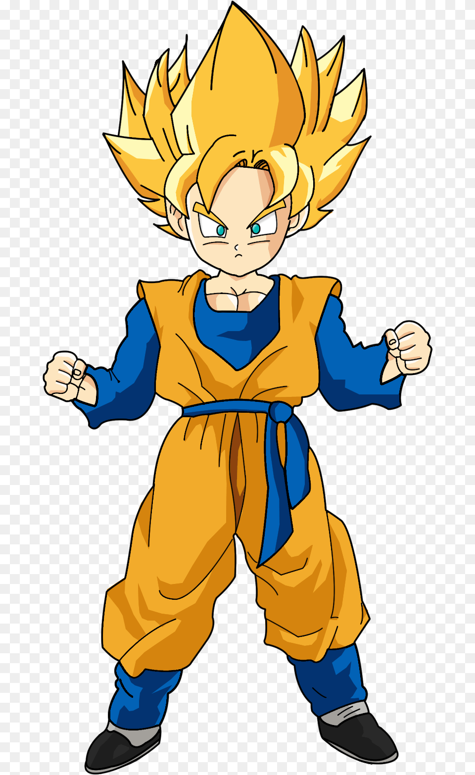 Hi This Is Goten Ssj And I Like How They Resembled Dragon Ball Z Goten Ssj, Book, Comics, Publication, Baby Free Png