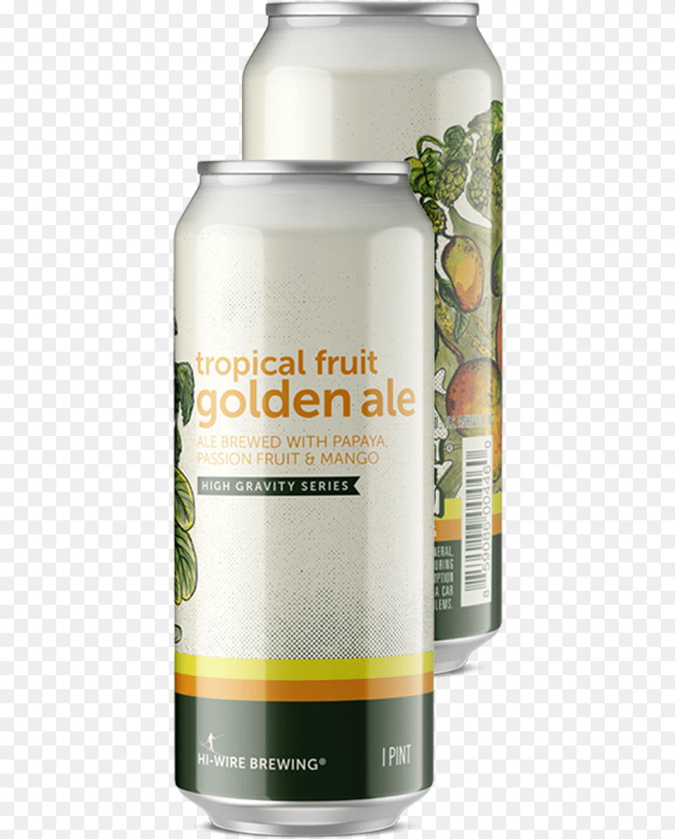 Hi Wire Tropical Fruit Golden Ale, Tin, Can, Bottle, Shaker Free Png