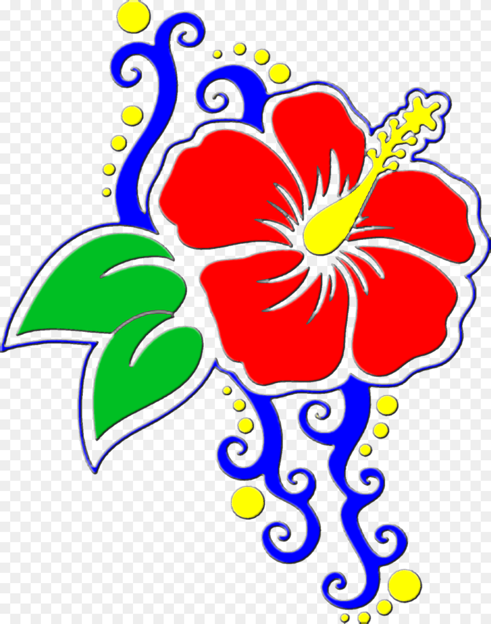 Hibiscus Clip Art, Flower, Plant, Pattern, Graphics Png Image