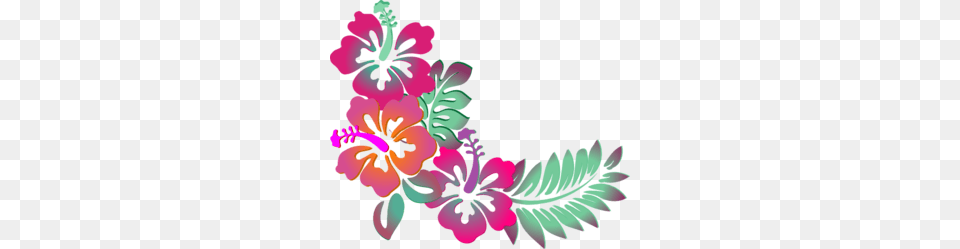 Hibiscus Corner Clip Art, Floral Design, Flower, Graphics, Pattern Free Png