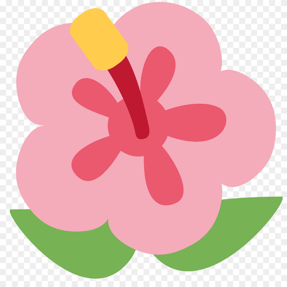 Hibiscus Emoji Clipart, Flower, Plant, Anther, Snowman Free Png Download