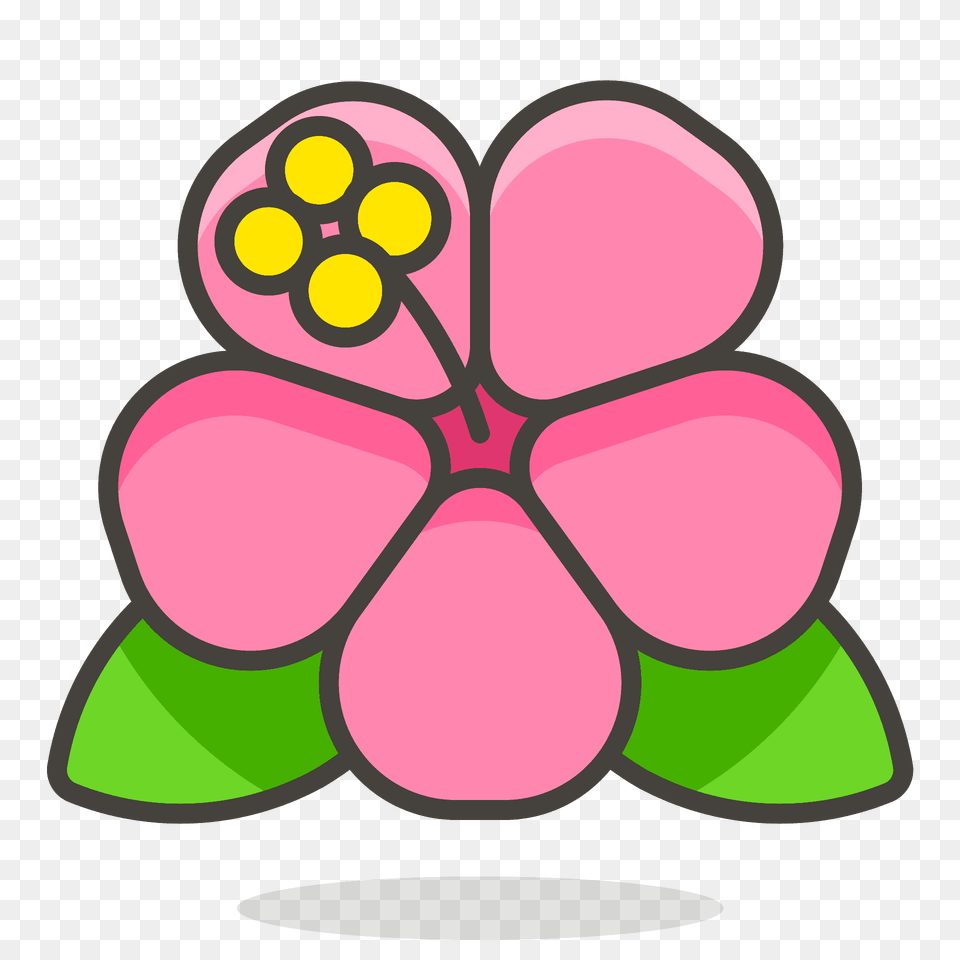 Hibiscus Emoji Clipart, Flower, Plant, Anemone, Petal Free Transparent Png