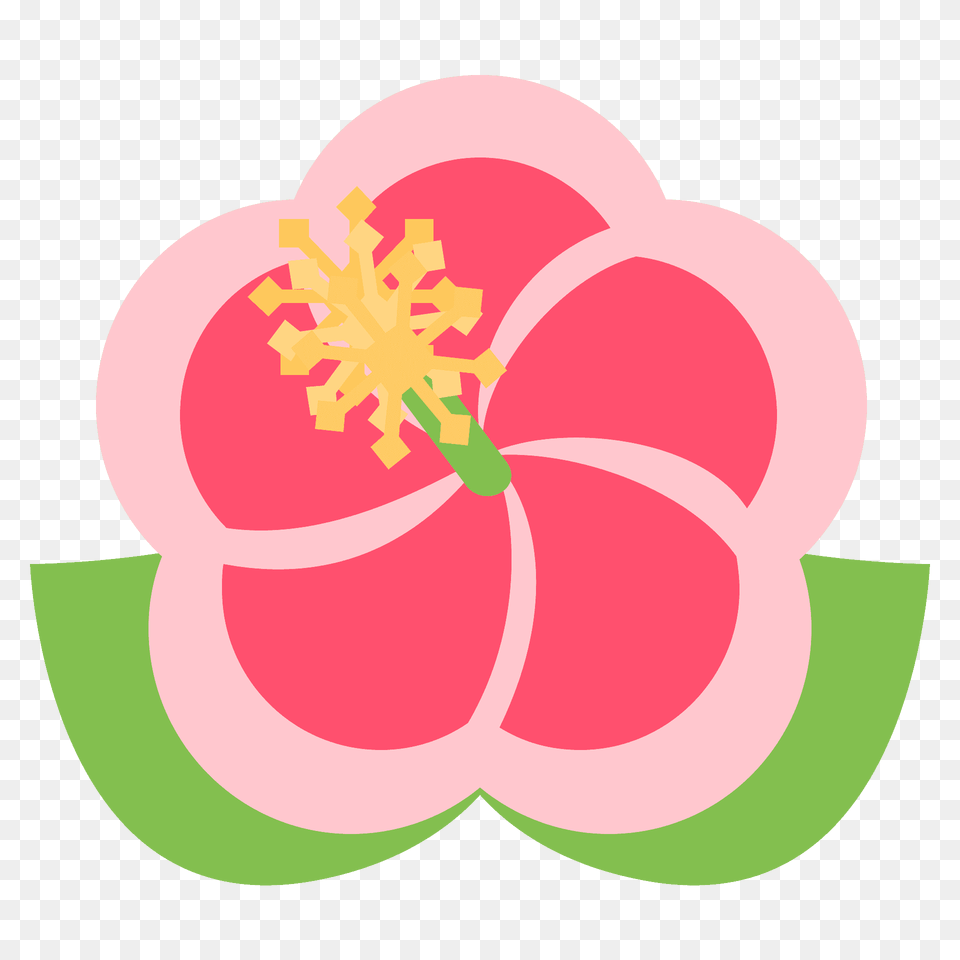 Hibiscus Emoji Clipart, Anther, Flower, Plant, Dahlia Free Png Download