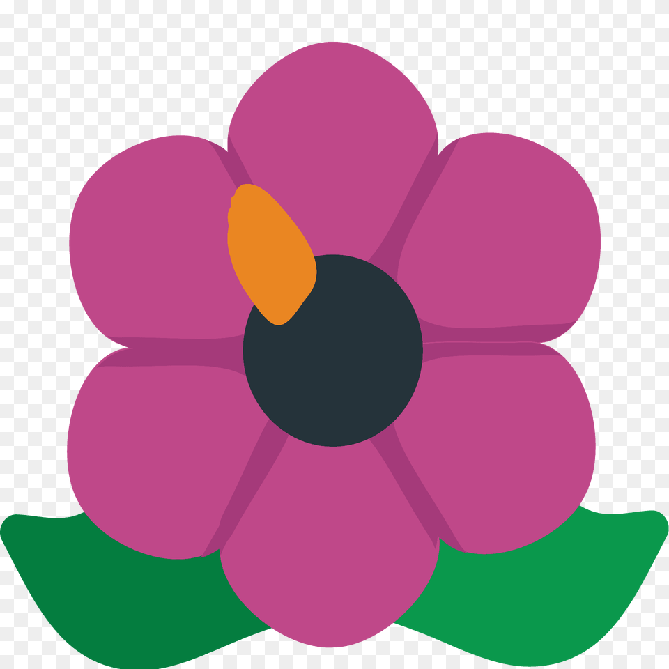Hibiscus Emoji Clipart, Anemone, Plant, Petal, Flower Free Png
