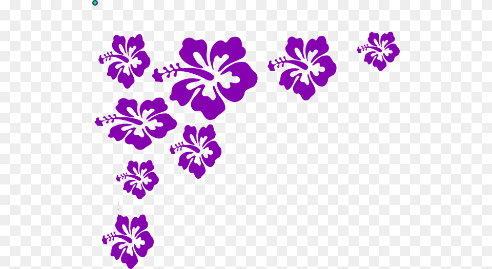 Hibiscus Flower Color Svg Clip Arts Corner Border Design, Plant, Purple Free Png