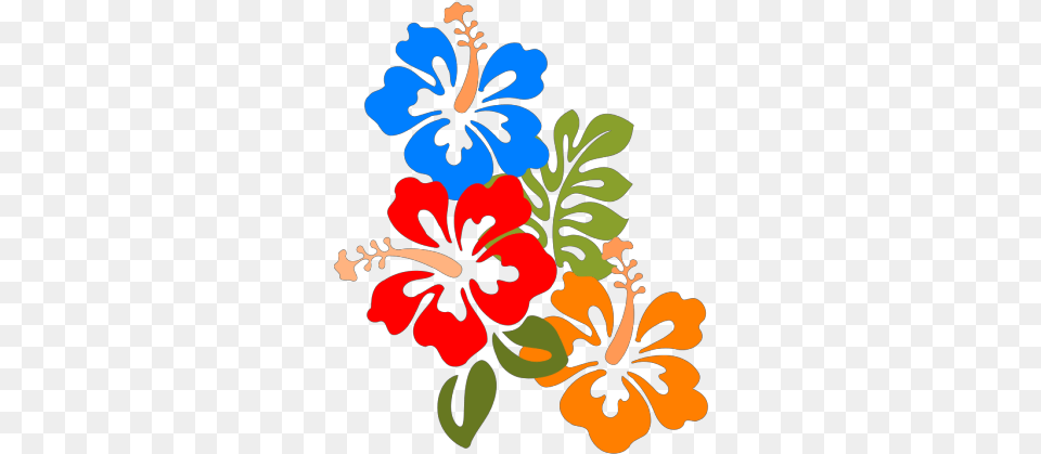 Hibiscus Flower Icons Hawaiian Flower Cartoon, Plant Png Image