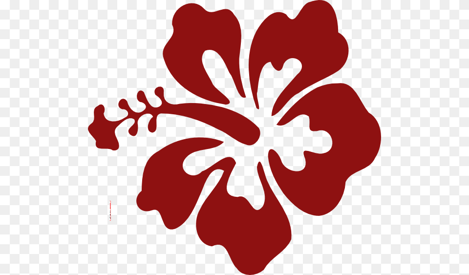 Hibiscus Flower Red Clip Art At Clker Hibiscus Clip Art, Plant Png Image