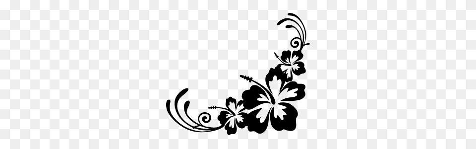 Hibiscus Flower Stickers Decals Over Unique Designs, Pattern, Graphics, Floral Design, Art Free Transparent Png