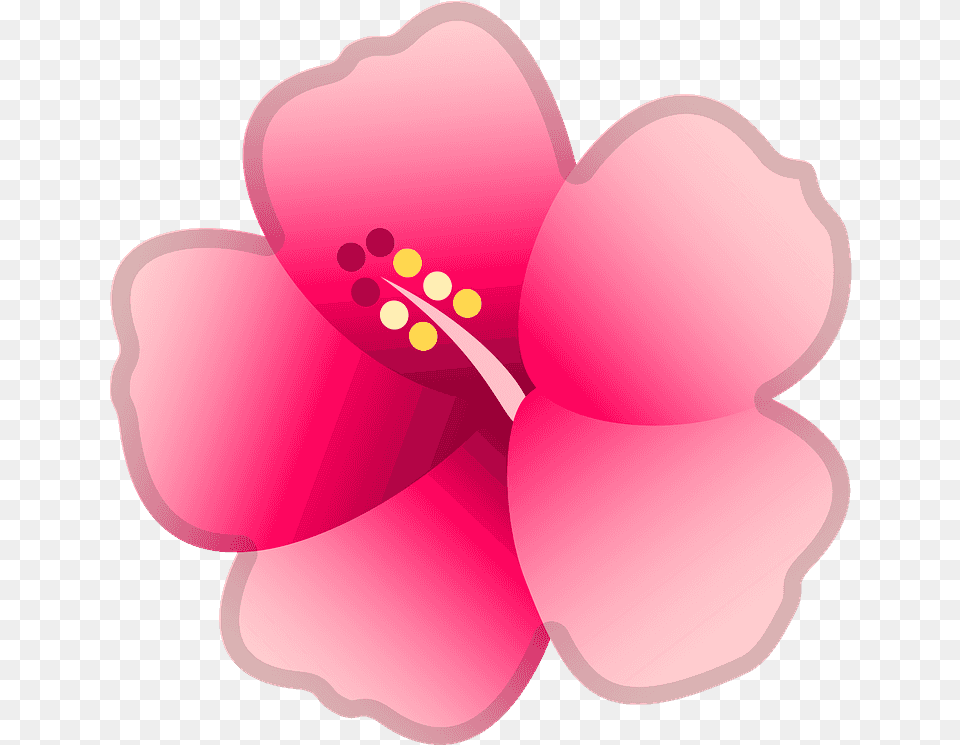 Hibiscus Icon Noto Emoji Animals Nature Iconset Google Clipart Ibisco, Flower, Plant, Petal Free Png