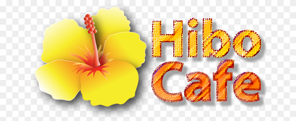 Hibo Cafe Logo Chinese Hibiscus, Flower, Plant, Anther, Animal Png