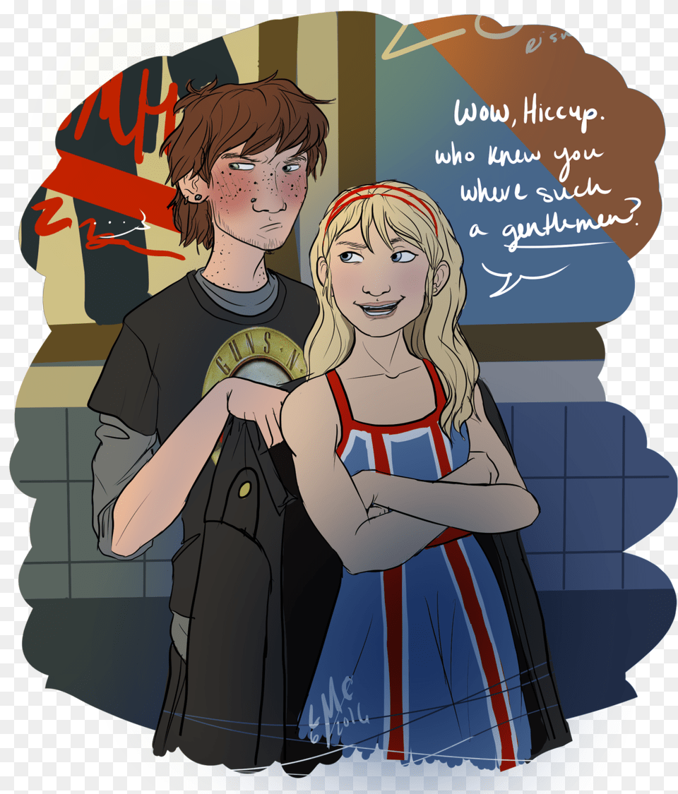 Hiccup And Astrid Au, Book, Comics, Publication, Adult Png