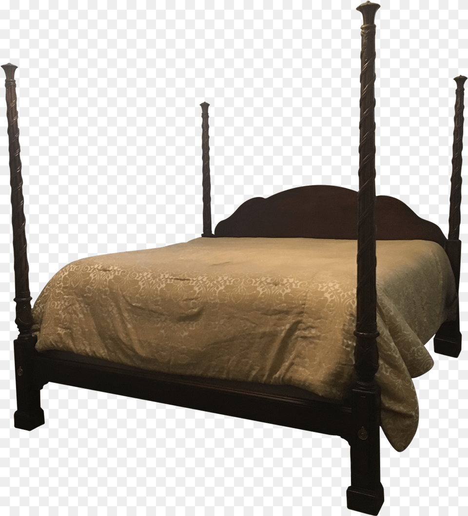 Hickory Chair Four Poster Mahogany King Bed Download, Furniture, Bedroom, Indoors, Room Png Image