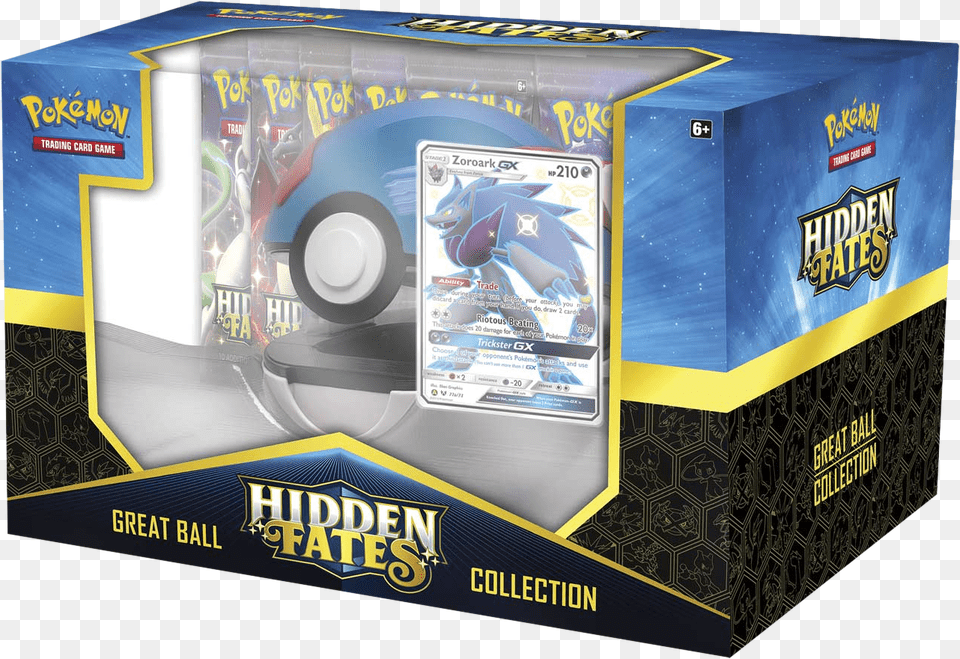 Hidden Fates Great Ball Gx Collection Box Set Hidden Fates Great Ball Collection, Machine, Wheel, Disk, Dvd Png Image