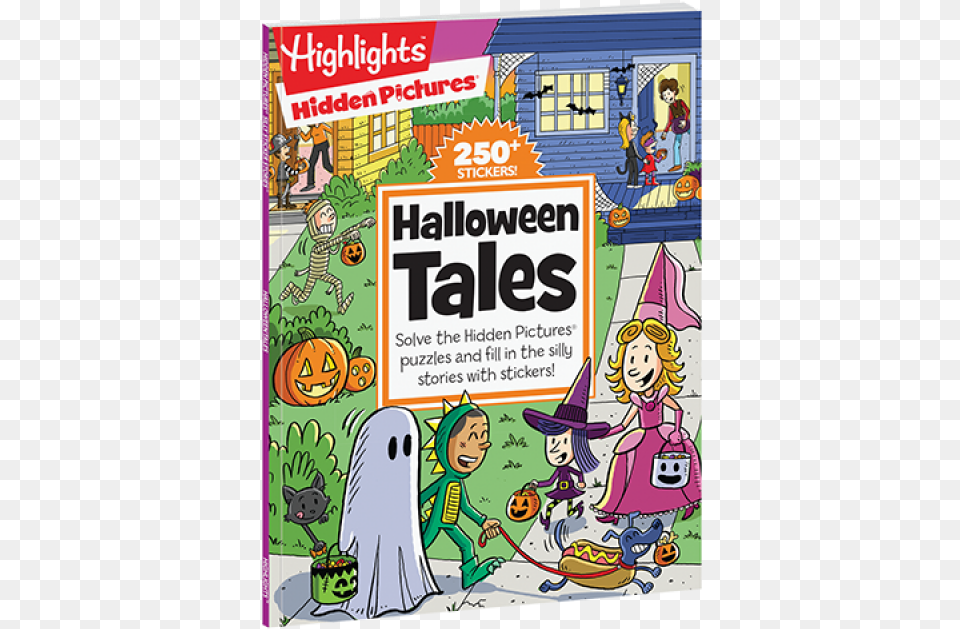 Hidden Pictures Silly Sticker Stories Halloween Highlights Hidden, Book, Comics, Publication, Advertisement Free Png