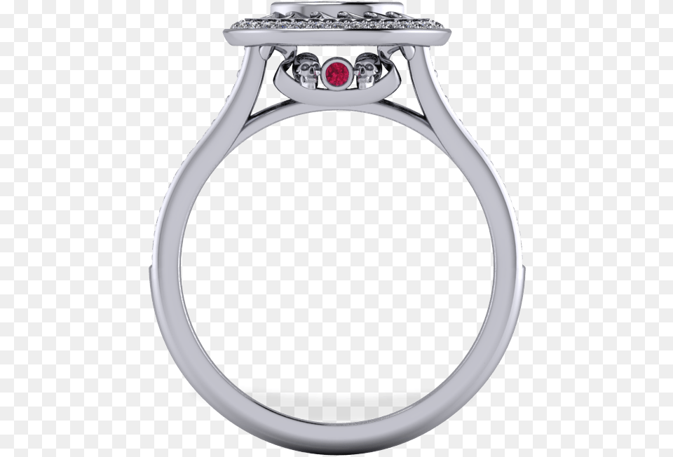 Hidden Ruby Engagement Ring, Accessories, Jewelry, Silver, Diamond Free Transparent Png