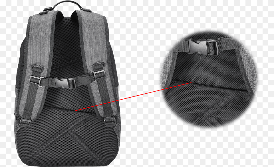 Hidden Security Pocket In The Back Of The Backpack Asus Artemis Backpack, Bag, Ball, Rugby, Rugby Ball Free Png